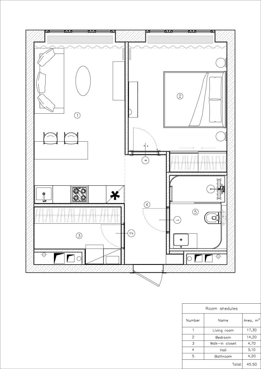 인테리어 맡겼더니 예술을 해놓았어요! Bright Apartment for Rent by Vladimir Afanasev