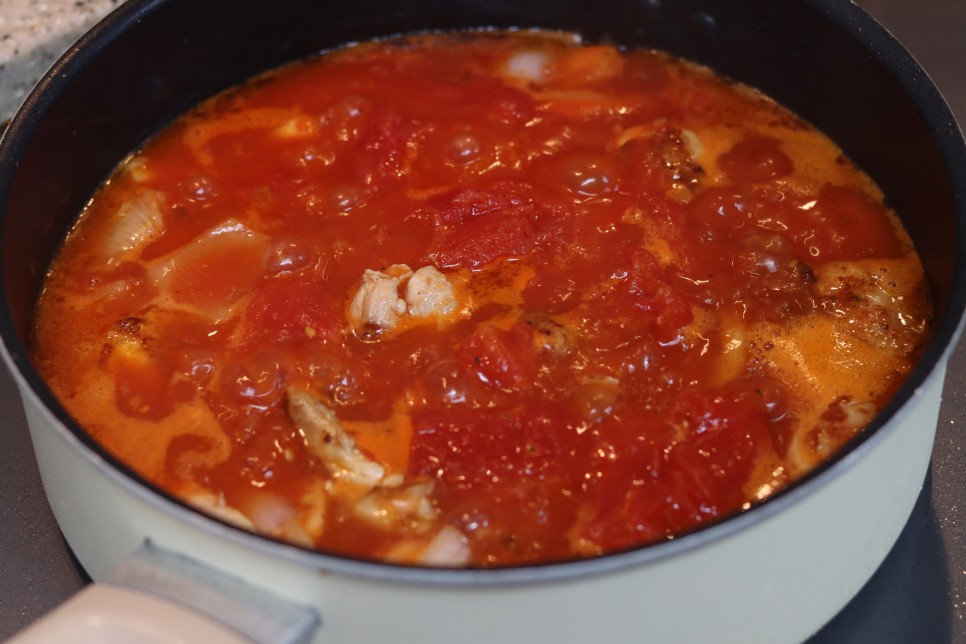 토마토 스튜 만들기 치킨스튜 닭다리살 요리