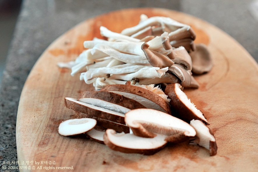어묵 잡채 황금레시피 버섯 잡채 만드는법 재료 양념 손님초대요리
