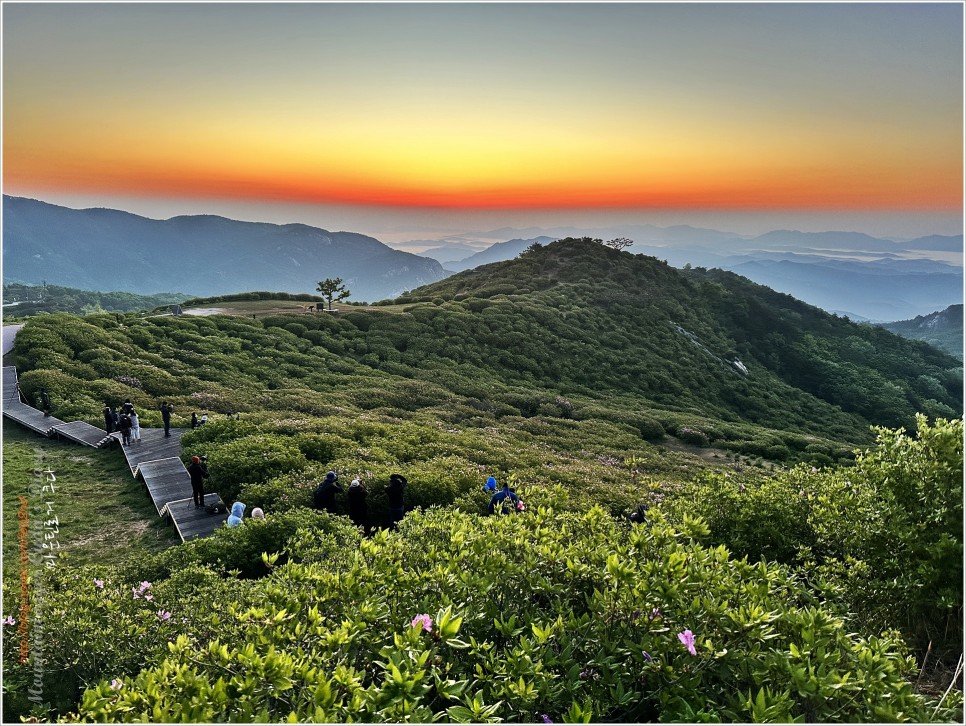 황매산 : 철쭉은 끝났지만, 언제봐도 멋드러진..