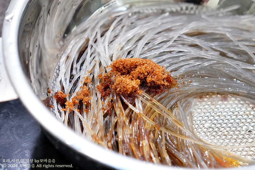 어묵 잡채 황금레시피 버섯 잡채 만드는법 재료 양념 손님초대요리