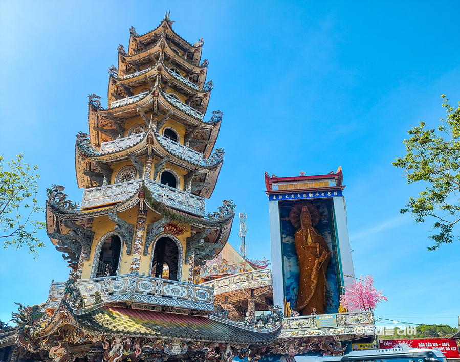 베트남 달랏 여행 가볼만한곳 린푸억사원 지옥 체험