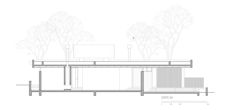 처마의 기능성과 현대 미학을 겸비한 디자인 주택, Casa Tesche by Galeria 733