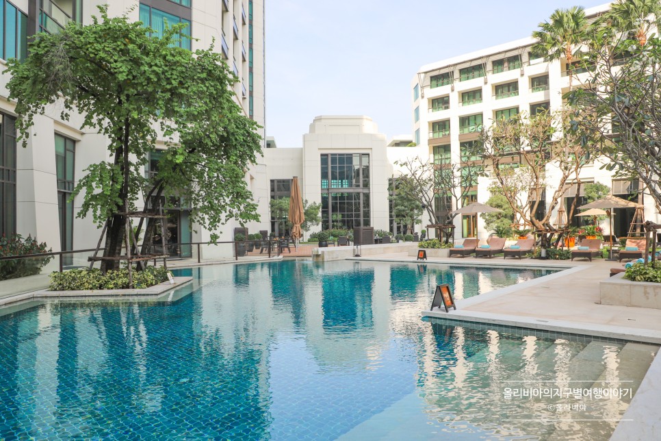 방콕 고급 호텔 시암 켐핀스키 방콕 리조트 추천 조식 수영장 투어비스 예약