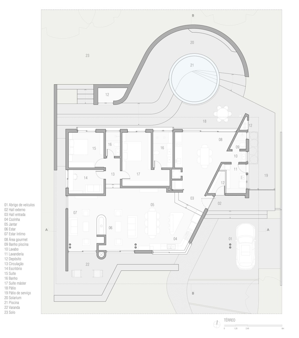 처마의 기능성과 현대 미학을 겸비한 디자인 주택, Casa Tesche by Galeria 733