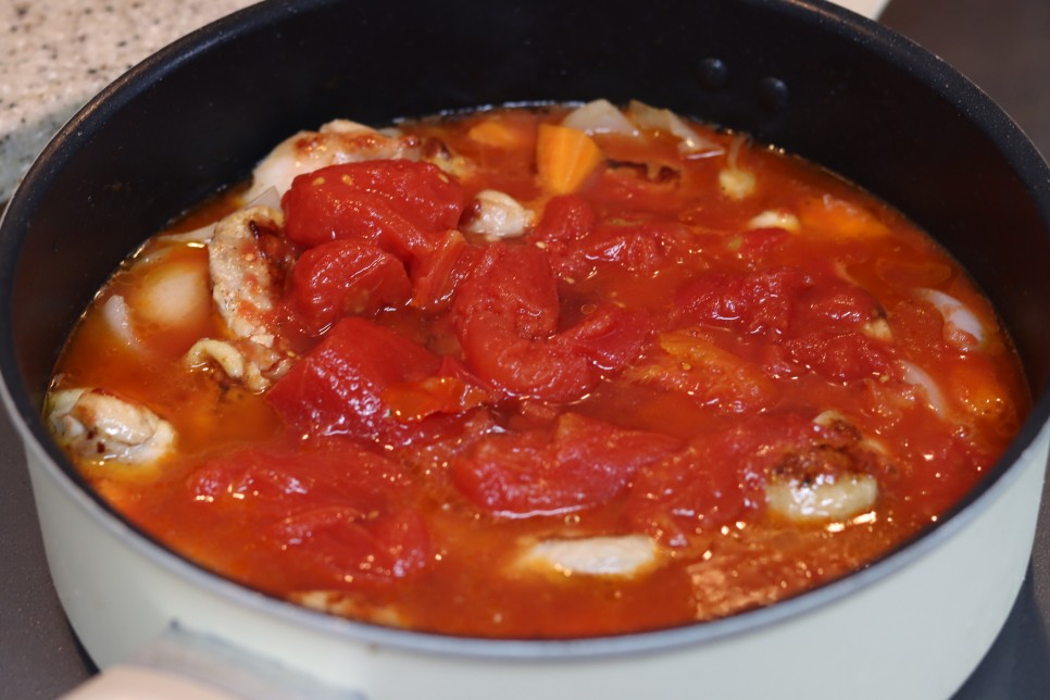토마토 스튜 만들기 치킨스튜 닭다리살 요리
