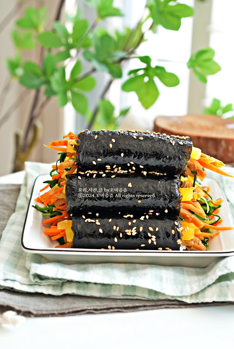 꼬마김밥 만들기 어묵 김밥맛있게싸는법 김밥 재료
