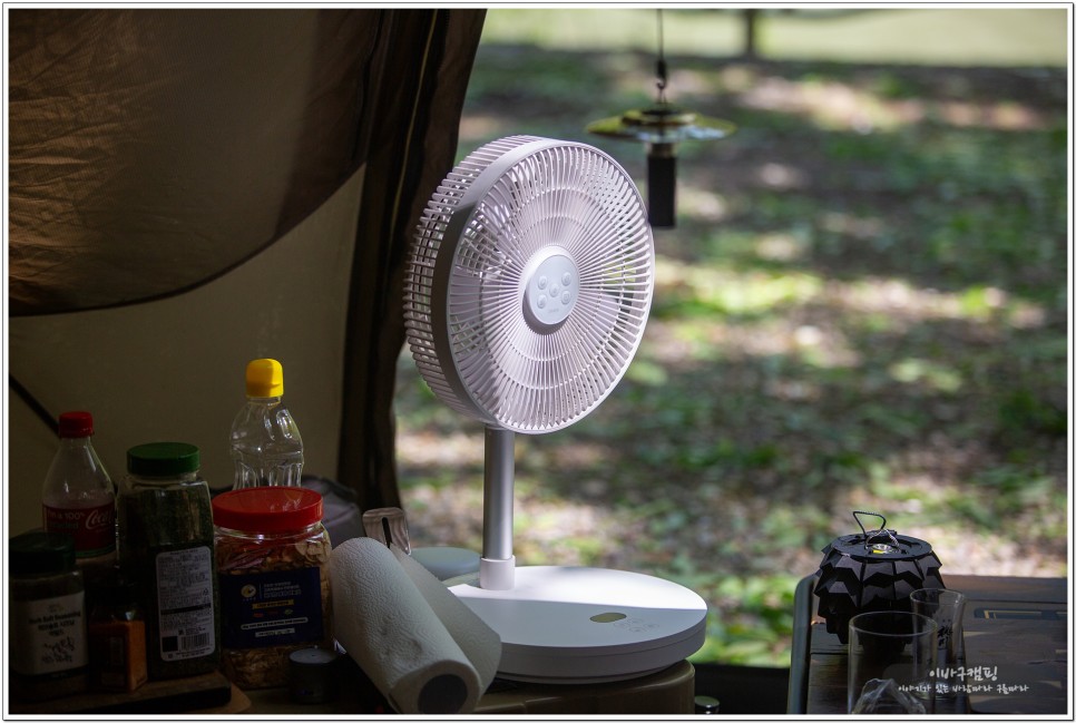 저버팬 무선 캠핑선풍기 휴대성 좋은 접이식 캠핑용써큘레이터