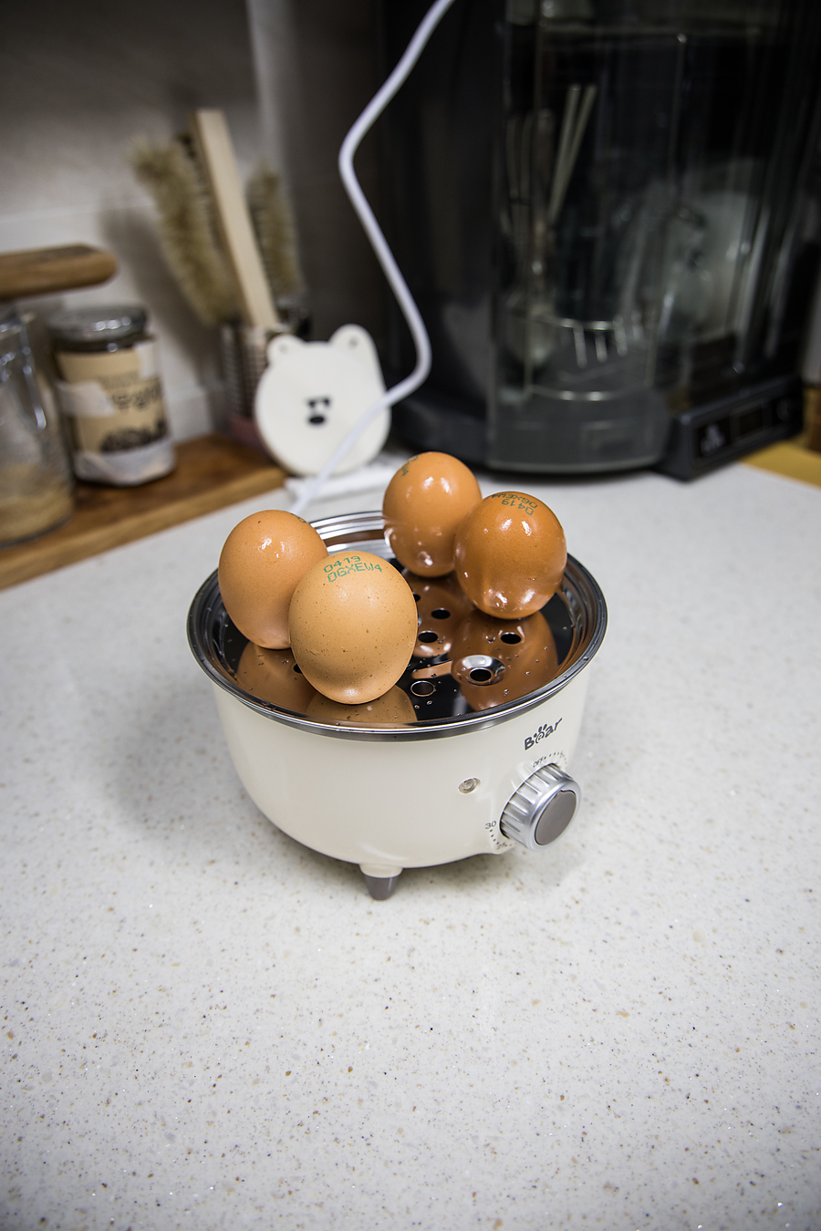 Bear 7구 계란 찜기 주방 잇템!! 고구마 만두 찐빵 삶는 기계