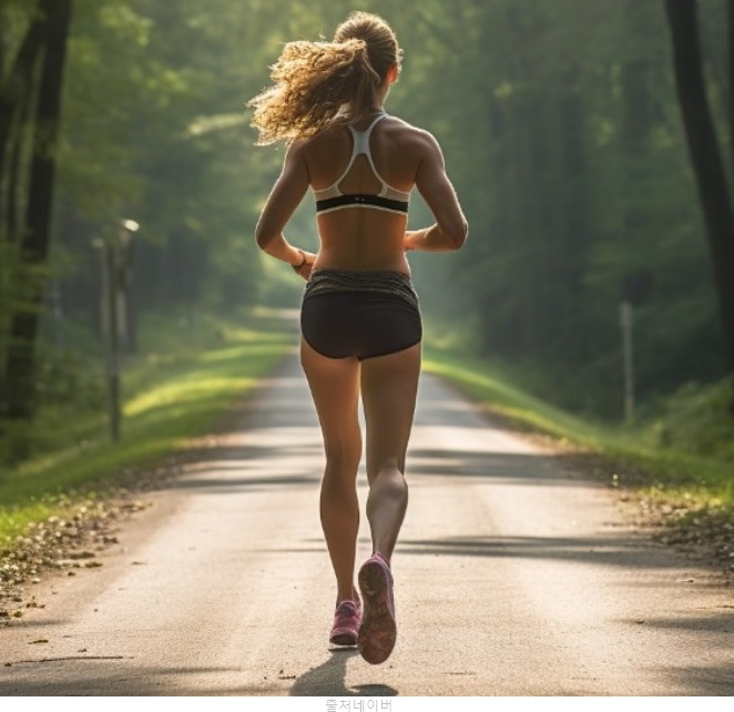 아침 조깅 러닝 달리기 효과 공복 유산소 운동