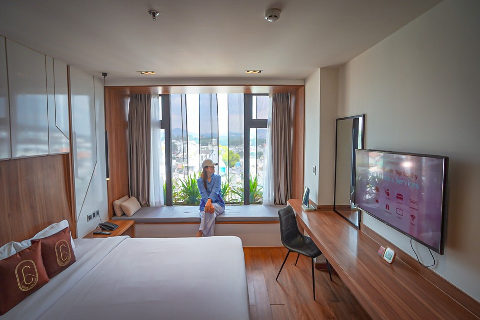 베트남 달랏 호텔 추천 콜린호텔 나혼자산다 숙소 디럭스 더블룸 조식 후기