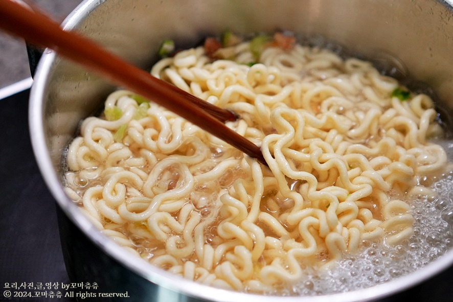 짜계치 레시피 짜파게티 조합 라면 맛있게 끓이는 법