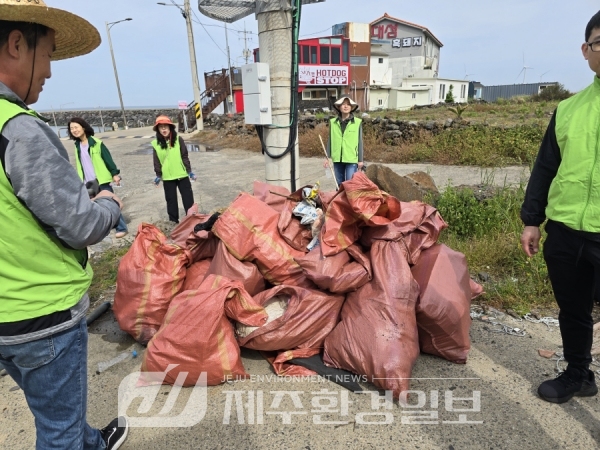 제주우체국 행복나눔 우정사회봉사단, 환경정화 활동 펼쳐