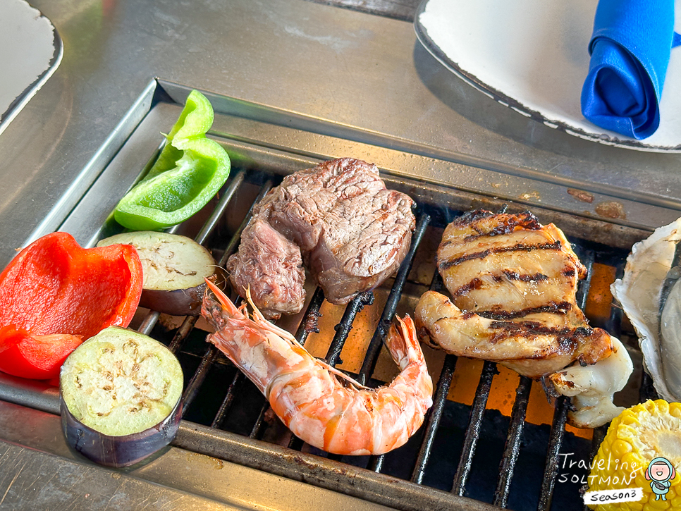 괌 투몬 맛집 두짓비치 바베큐 5월 날씨 선셋시간 명소