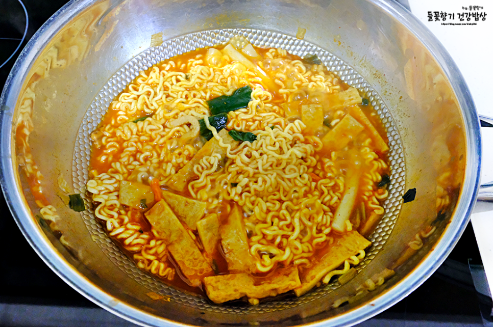 라볶이 레시피 라면볶이 간단한 자취요리 라면요리