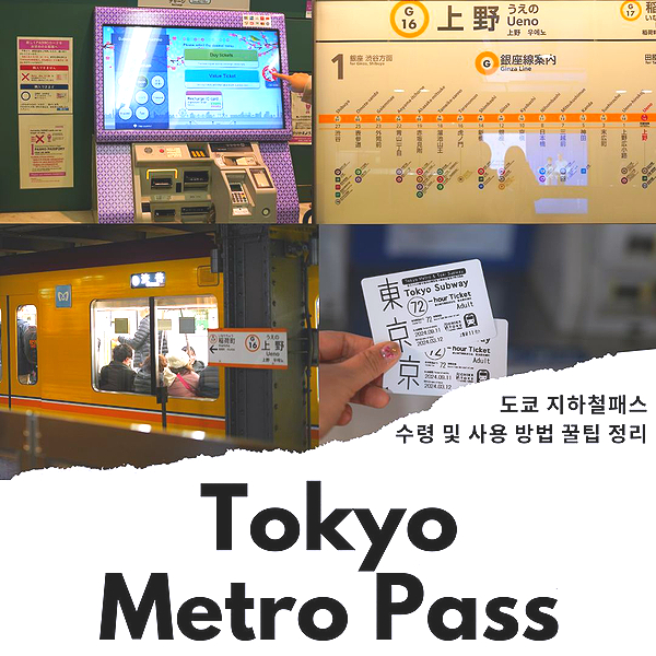 일본 도쿄 지하철 패스권 메트로 도쿄 교통패스 무제한 티켓 꿀팁!