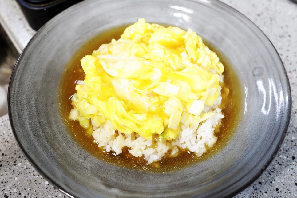 계란덮밥 만들기 중식풍 한그릇 밥요리