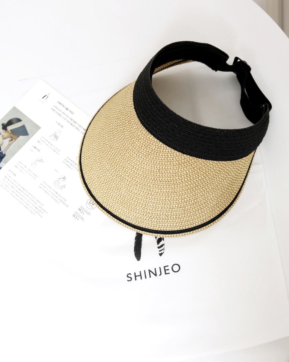리조트룩 코디에는 여름 모자 브랜드 신저 SHINJEO 모던선바이저 VER.2