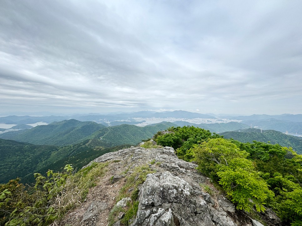 창원 진해 전망 좋은 산, 장복산~덕주봉 능선 산행