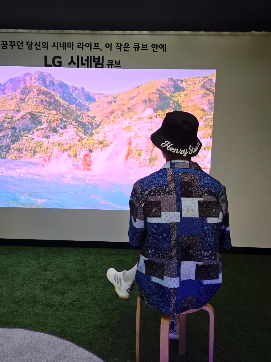 NH투자증권 레이디스 챔피언십 골프갤러리 후기, LG 시네빔 큐브 빔프로젝터 추천!