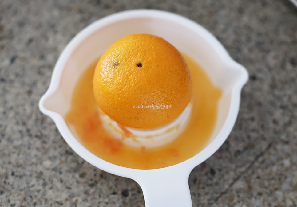 오렌지에이드 만들기 카라카라 오렌지요리