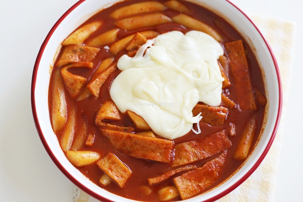 신전떡볶이 만들기 치즈떡볶이 레시피