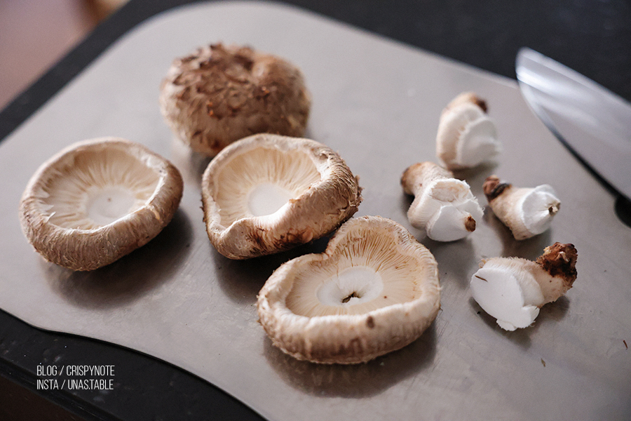 입맛 없을 때 표고버섯요리 맛있는 와사비 표고버섯조림