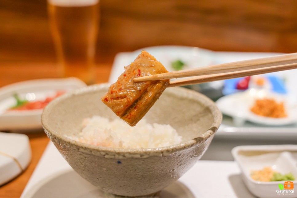 일본 후쿠오카 여행 도미차즈케 맛집 일본요리 이시다