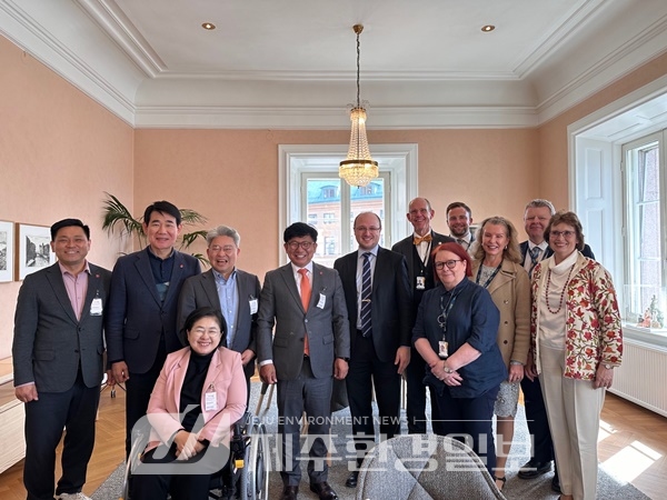 제주특별자치도의회 대표단, 스웨덴 국회 방문
