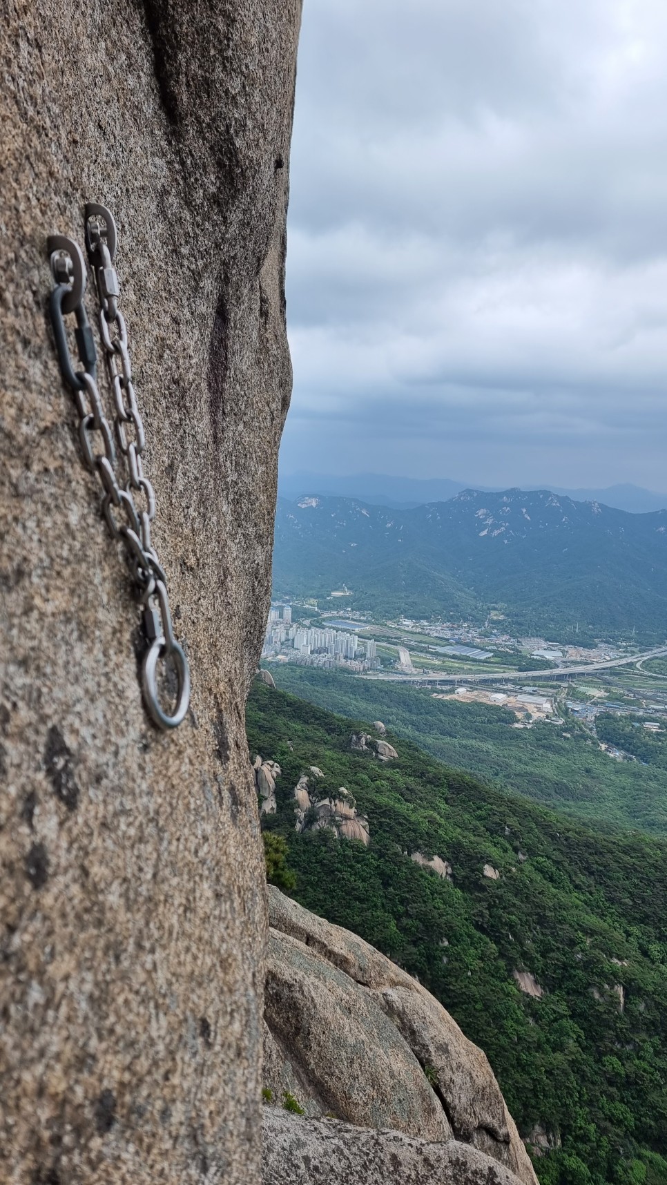 도봉산 등산, 강풍과 함께한 남측길 릿지 산행