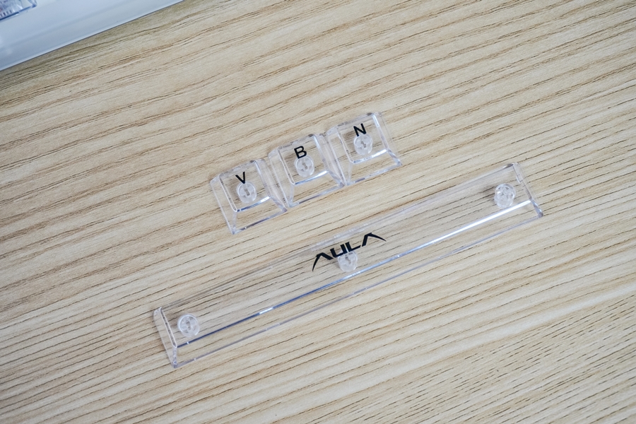 투명 기계식 키보드 추천 AULA F98 x 에포메이커 가스캣
