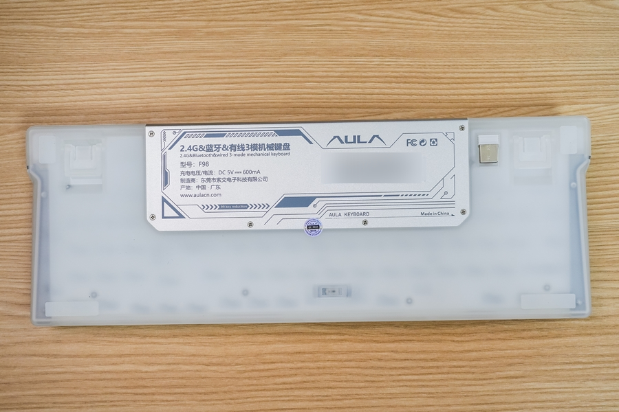 투명 기계식 키보드 추천 AULA F98 x 에포메이커 가스캣