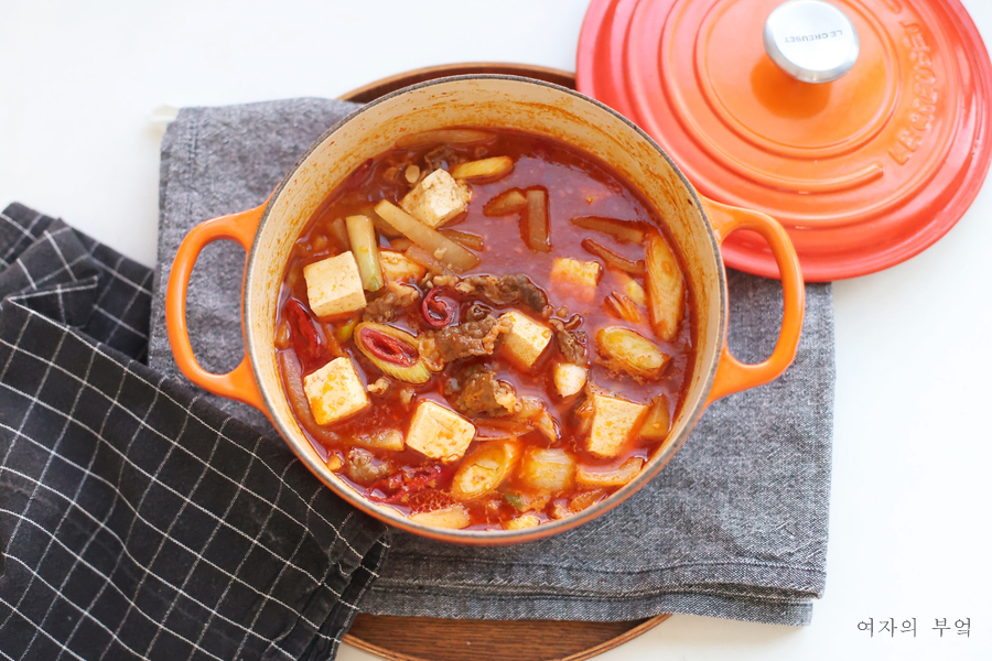 두부 된장찌개 맛있게 끓이는법 차돌박이 된장찌개 재료 레시피