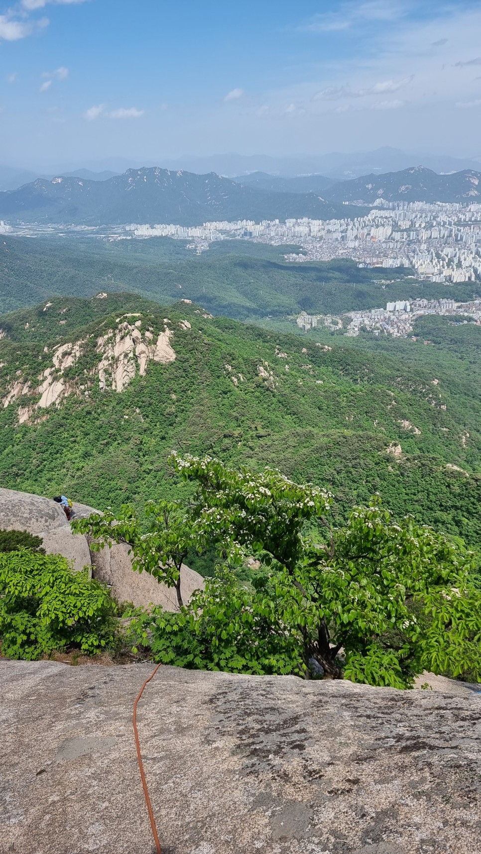 북한산 등산, 좋은 사람들과 함께 인수봉 산천지길 등반