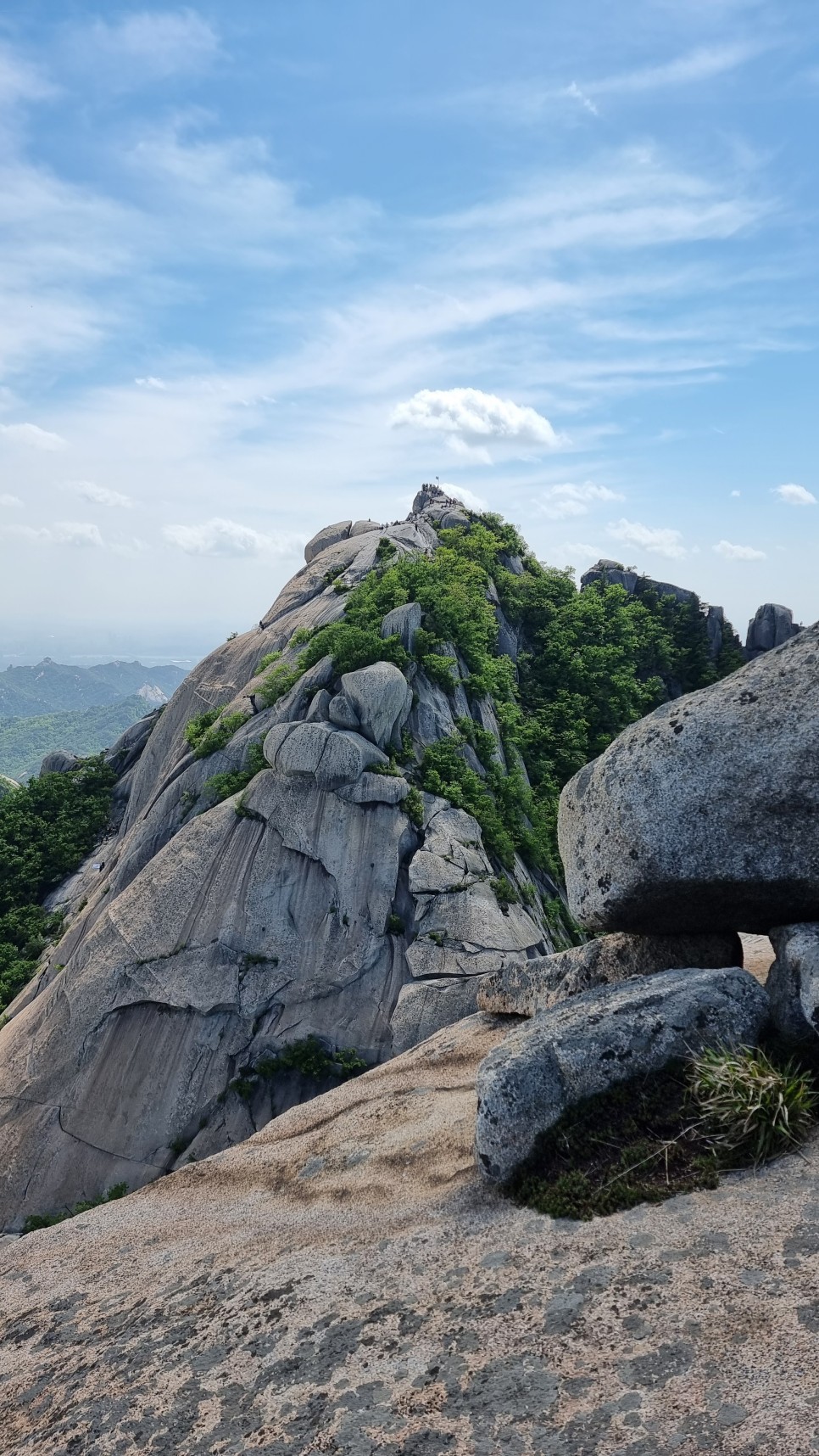 북한산 등산, 좋은 사람들과 함께 인수봉 산천지길 등반