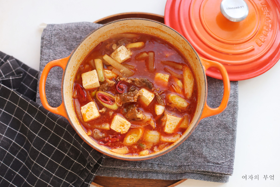 두부 된장찌개 맛있게 끓이는법 차돌박이 된장찌개 재료 레시피