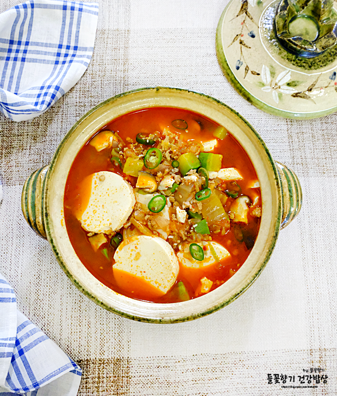 돼지고기 순두부찌개 끓이는법 순두부찌개 레시피