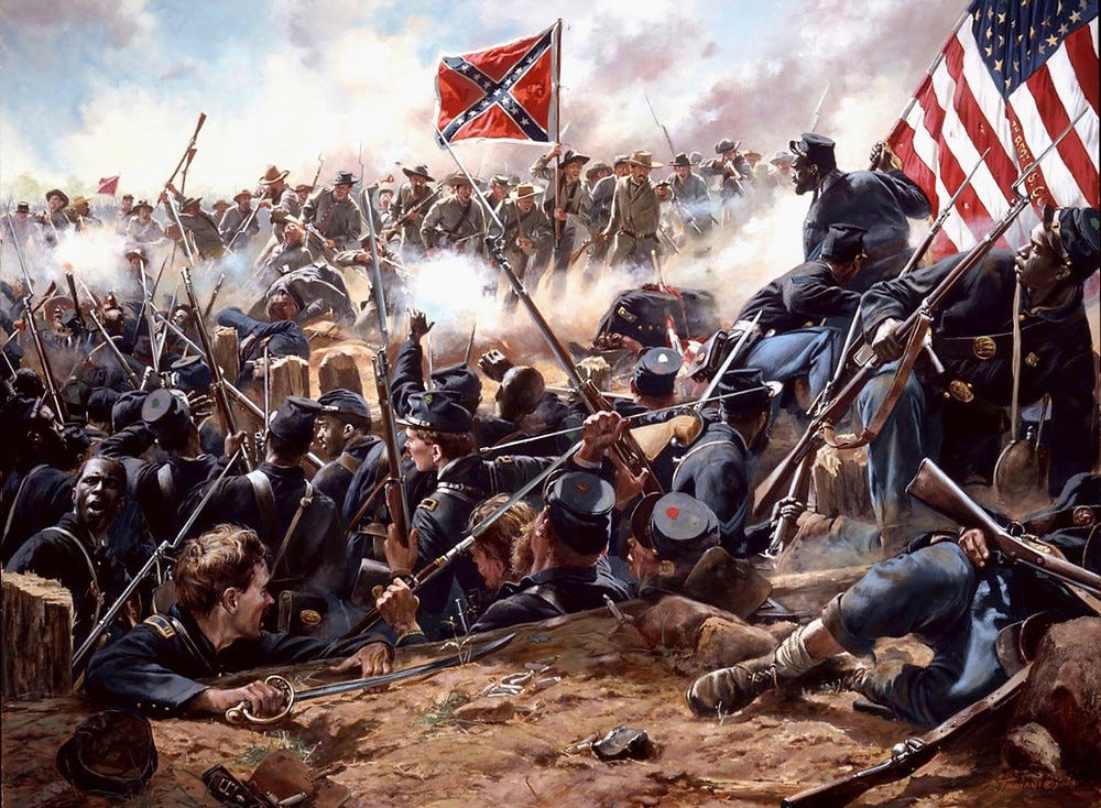미국 남북전쟁(Civil War)에서 가장 길었던 9달반의 군사작전인 피터스버그 포위전(Siege of Petersburg)