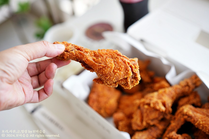 맛있는 치킨 추천 매콤 바삭 맥주안주 핫현미바삭 딱이야!