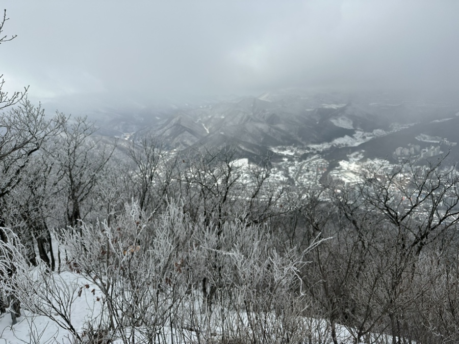 태백 연화산 등산코스 겨울산행지 눈꽃산행