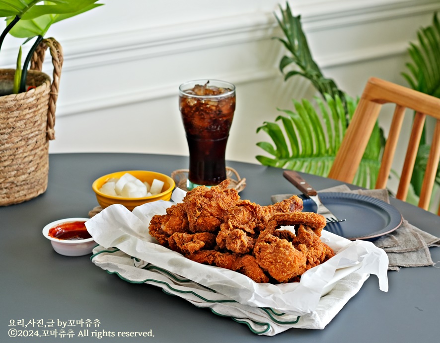 맛있는 치킨 추천 매콤 바삭 맥주안주 핫현미바삭 딱이야!