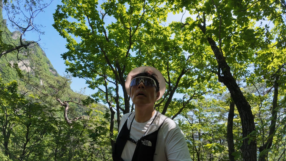 블랙야크 BAC 100대 명산 17번째 계룡산 국립공원 트레일러닝과 등산사이 어디쯤 - 머렐 어질리티 피크5  오늘은 93.4kg