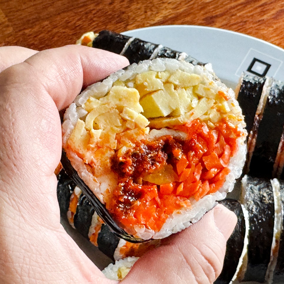 안동 김밥 맛집 <원진네 김밥> 팔뚝만한 푸짐한 계란 김밥