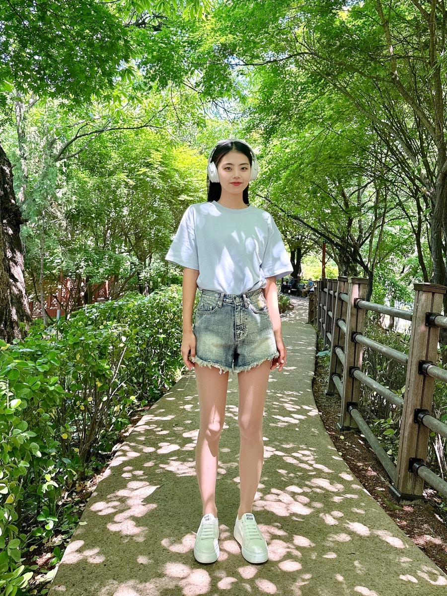 여성 반팔 브랜드 스파오, 시원한 오버핏 여름 티셔츠 후기