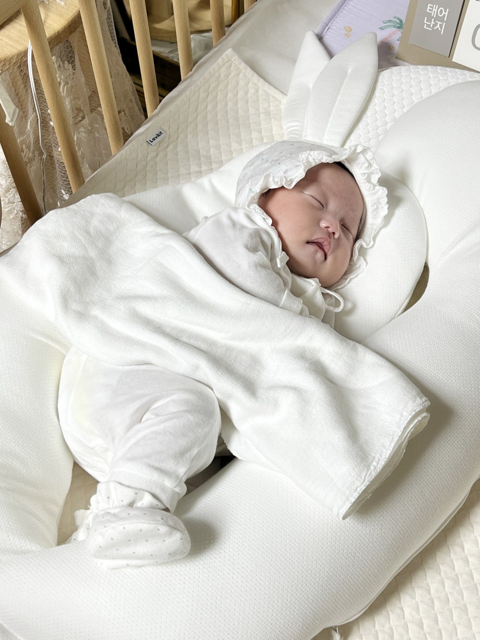 라라스베개 꿀잠자는 신생아 육아 필수템 !
