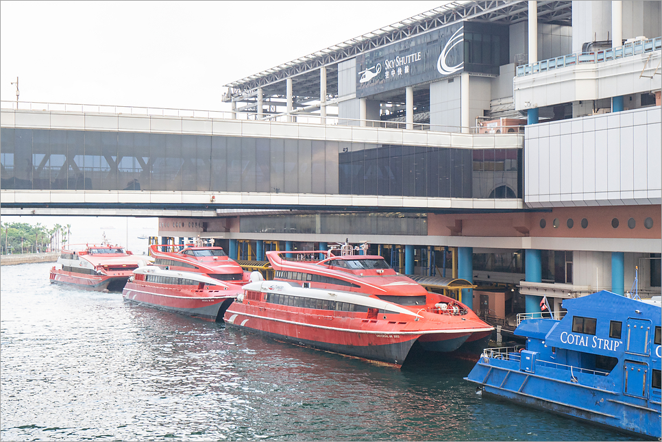 홍콩 마카오 페리 왕복 티켓 예약 시간 변경 마카오입국