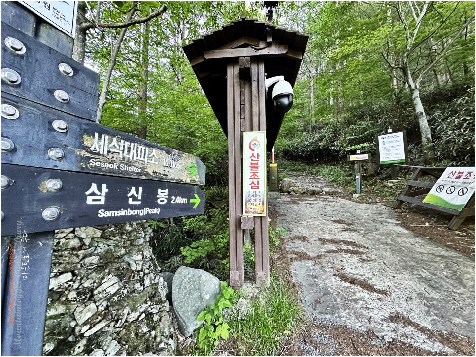 지리산 삼신봉:  한국의산하 300명산 졸업산행