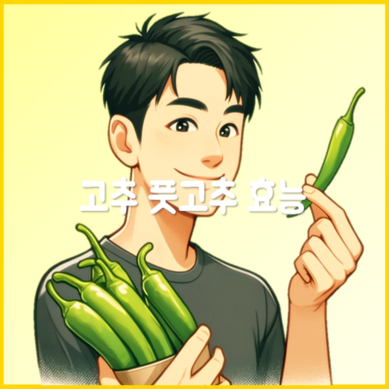풋고추 효능 오이고추 부작용 알아봐요