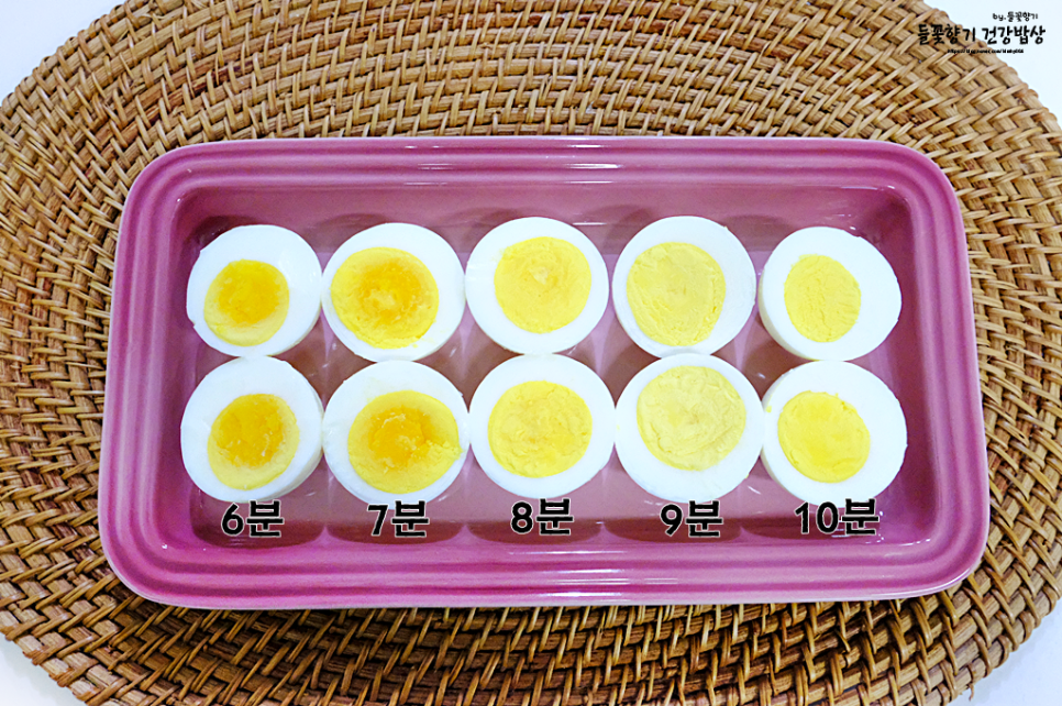달걀 계란 삶는 시간 완숙 반숙 계란 삶는법