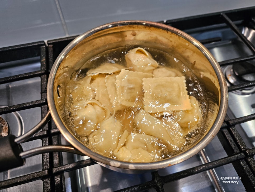 라비올리 오일파스타 만들기 이탈리아요리 만드는법